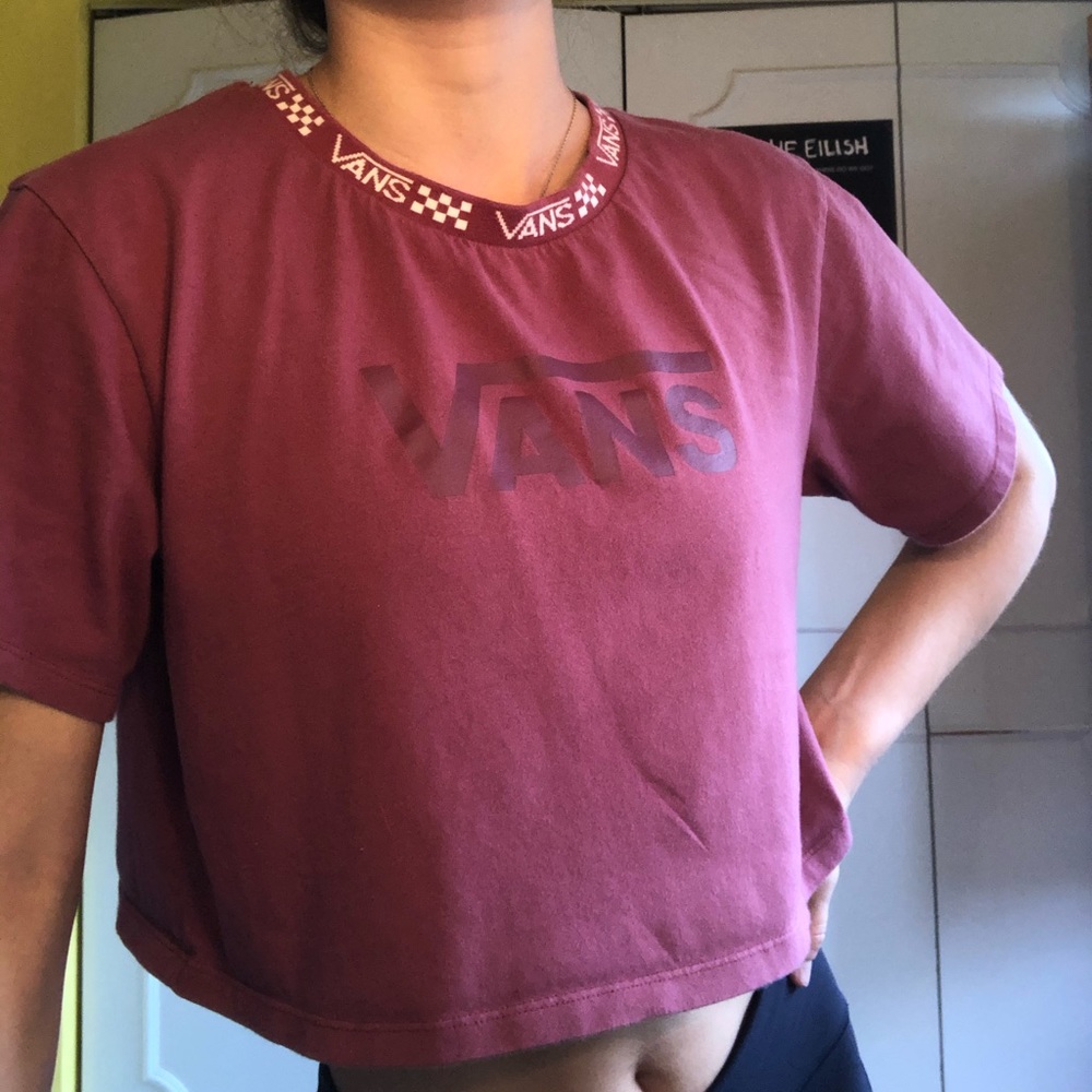 VANS Pink Crop Top